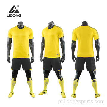 Jersey de uniforme de futebol popular definido para crianças